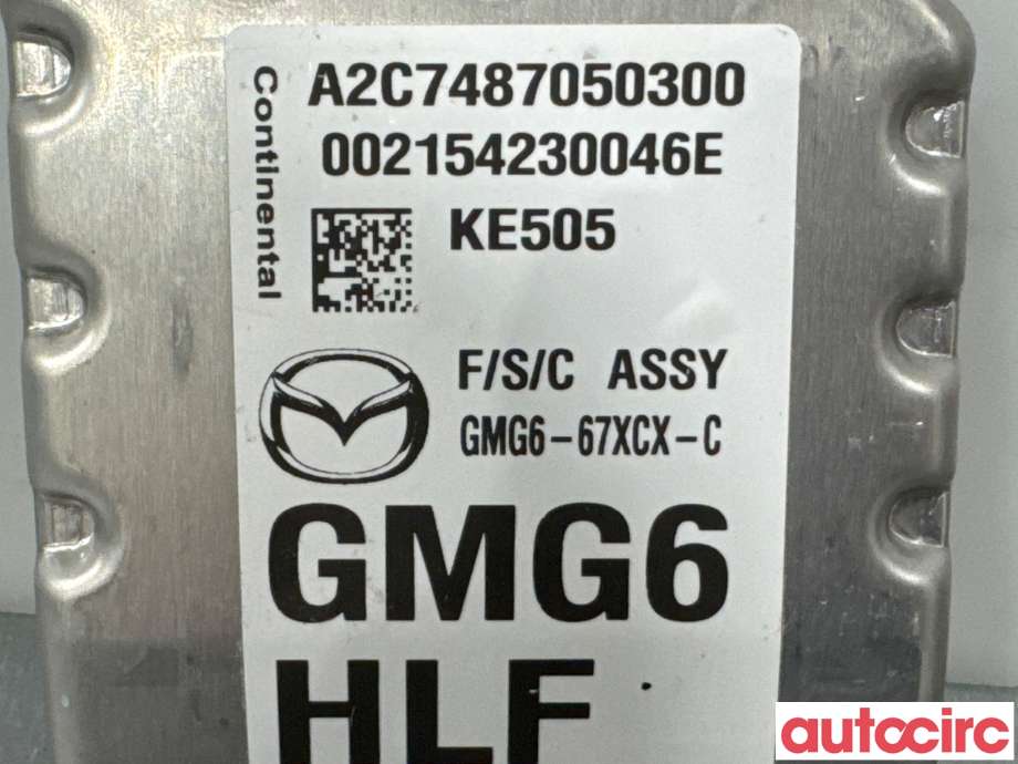 Kamera til Mazda 6 2015-2018 (Type III, Fase 2) (MAZDA|GMG6-67-XCXD|A2C7487050300|GMG6-67XCX-C)