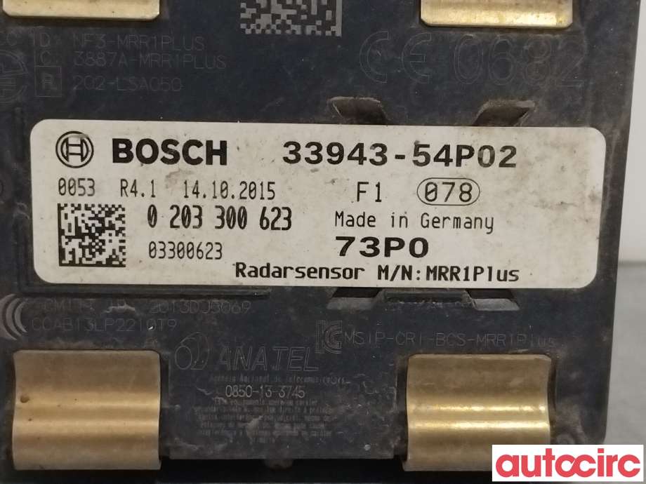 Sensor radar til Suzuki Vitara 2015-->> (Type IV)  (SUZUKI|33941-54P31-000|33943-54P02)