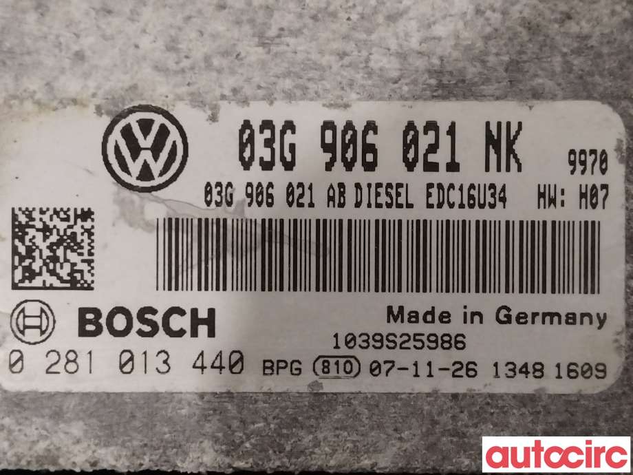 Styreenhet motor til VW Passat 2005-2010 (B6) (B6) (VOLKSWAGEN|03G906021NK)