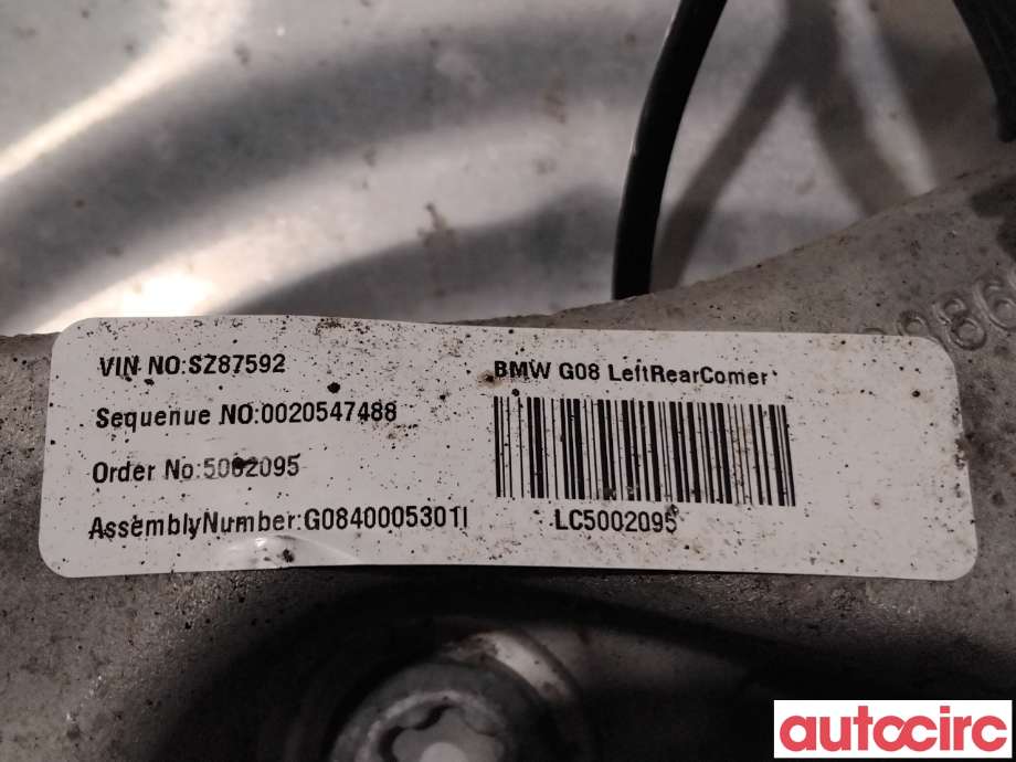 Hjulspindel venstre bak til BMW iX3 2021-->>  (BMW|33306886949|)