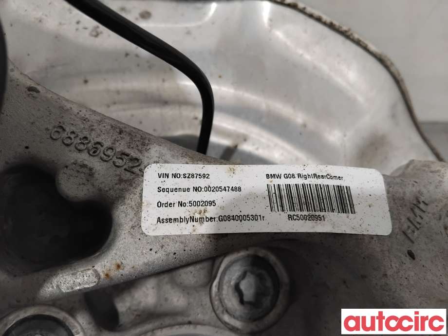 Hjulspindel høyre bak til BMW iX3 2021-->> (BMW|33306886950|)