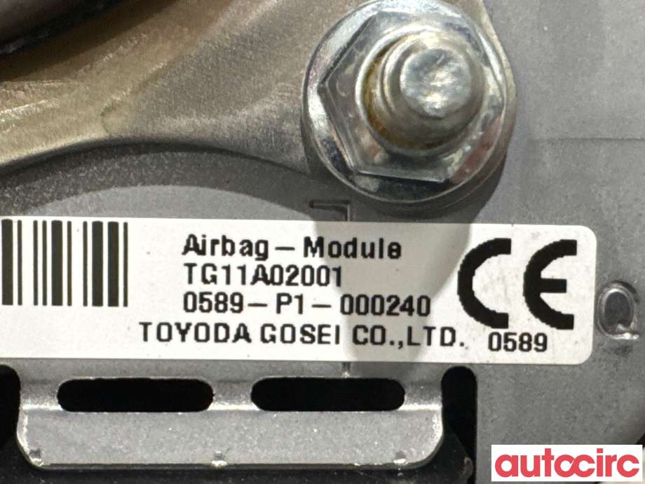 Airbag rattpute til Mazda 6 2015-2018 (Type III, Fase 2)  (MAZDA|GHP9-57-K00A|0589-P1-000240|TG11A02001)