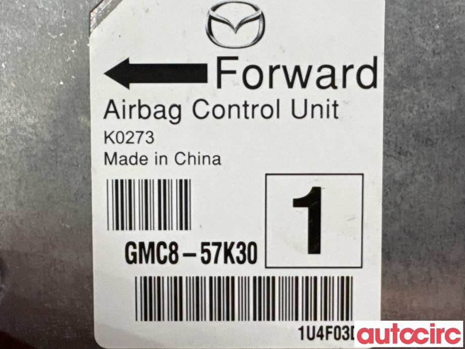 Airbag elektronikk til Mazda 6 2015-2018 (Type III, Fase 2)  (MAZDA|GMC8-57-K30A||GMC8-57K30)
