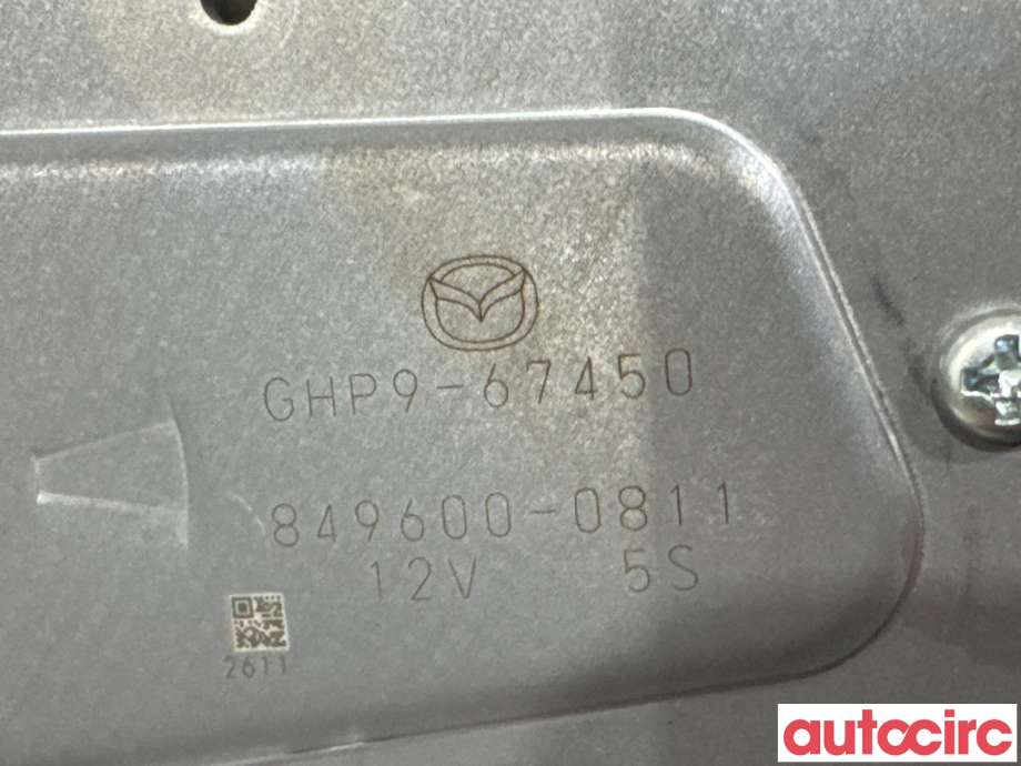 Viskermotor bakrute til Mazda 6 2015-2018 (Type III, Fase 2)  (MAZDA|GHP9-67-450|849600-0811|GHP9-67450)