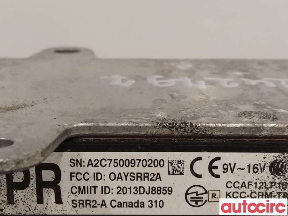 Sensor radar til Toyota Prius 2016-2023 (Type IV) (combi) (combi) (TOYOTA|881620W270)