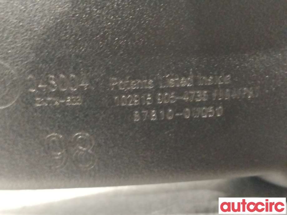 Speil innvendig til Toyota Prius 2016-2023 (Type IV) (combi) (combi) (TOYOTA|878100WQ50)