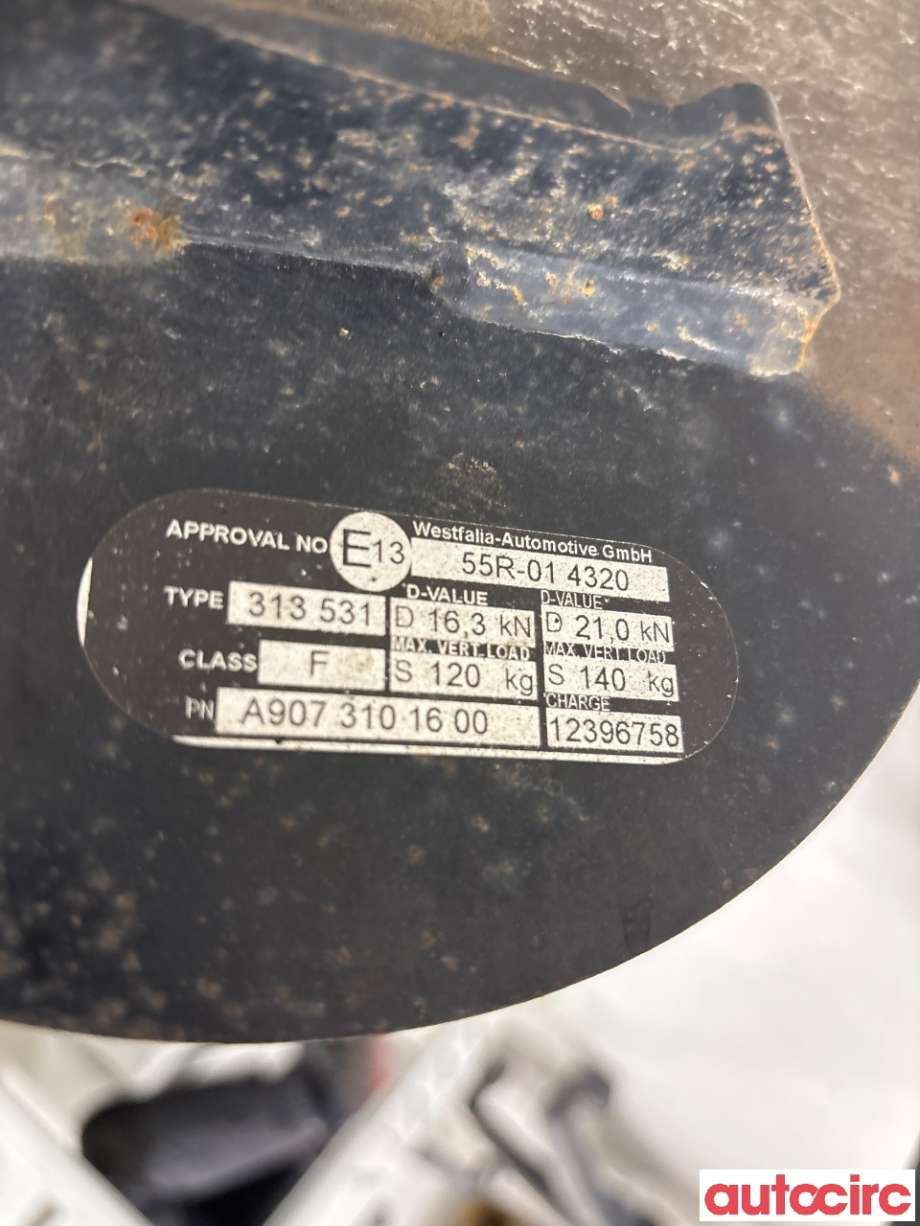 Hengerfeste til Mercedes Sprinter 2013-2018 (Fase 2) (906) (906) (MERCEDES|A9073101600|)