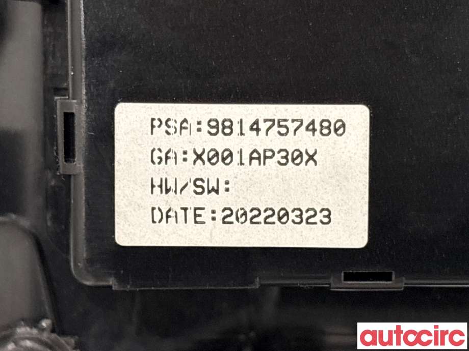 Taklyspanel til Peugeot 2008 2019-->> (Type II) (PEUGEOT|9814757480)