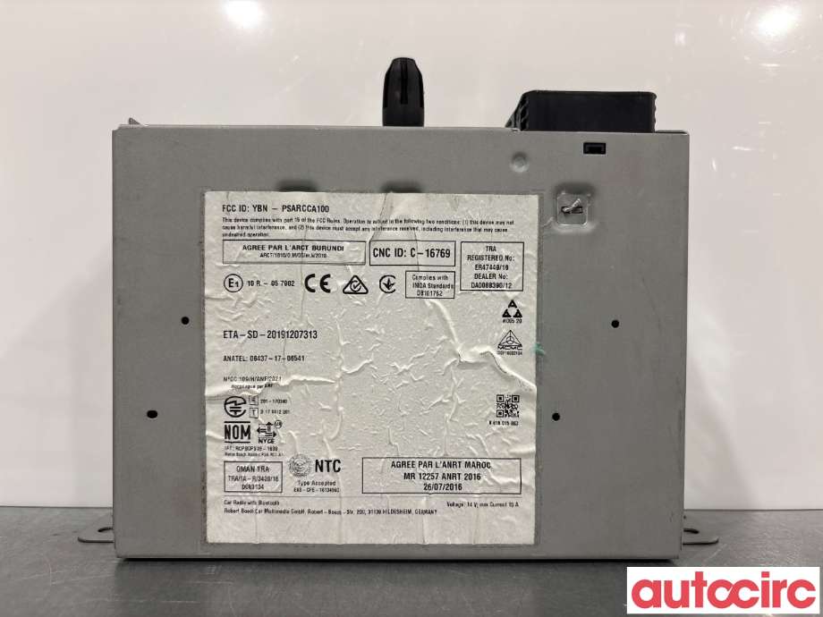 Bilstereo til Peugeot 2008 2019-->> (Type II)  (PEUGEOT|1684916980|9841575380)