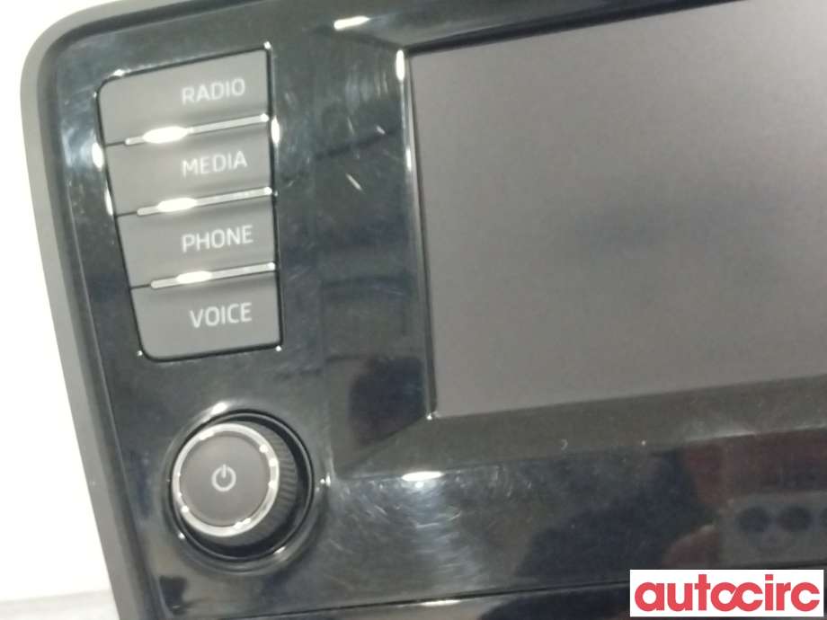 Multimedia display (MCU - Media Controller Unit) til Škoda Octavia 2013-2016 (Type III, Fase 1) (SKODA|5E0919605D|QFSD104D)