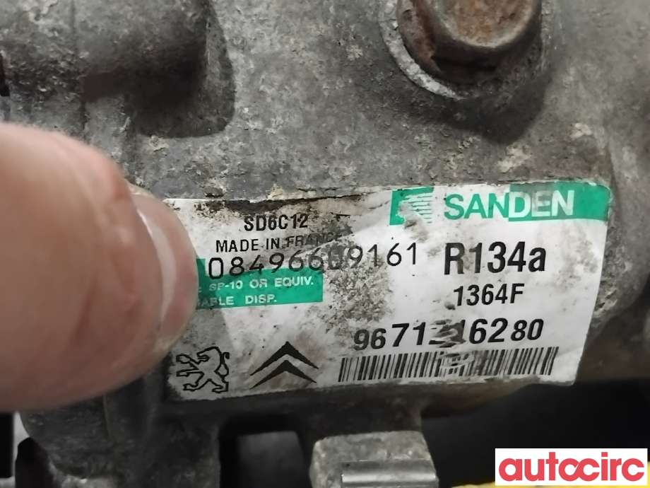 Aircondition kompressor til Citroën DS3 2010-2019  (CITROEN|1607424980|SD6C121364|1671553680)
