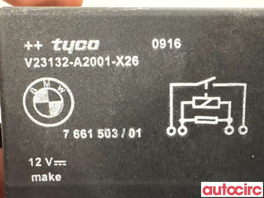 Rele kjølevifte til BMW X5 2007-2013 (E70) (E70) (BMW|61367661503|V23132-A2001-X26|7661503)