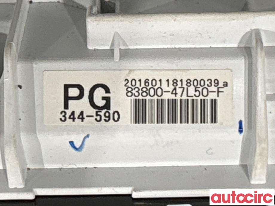 Instrumentpanel til Toyota Prius 2016-2023 (Type IV) (combi) (combi) (TOYOTA|8382147L20|83800-47L50-F)