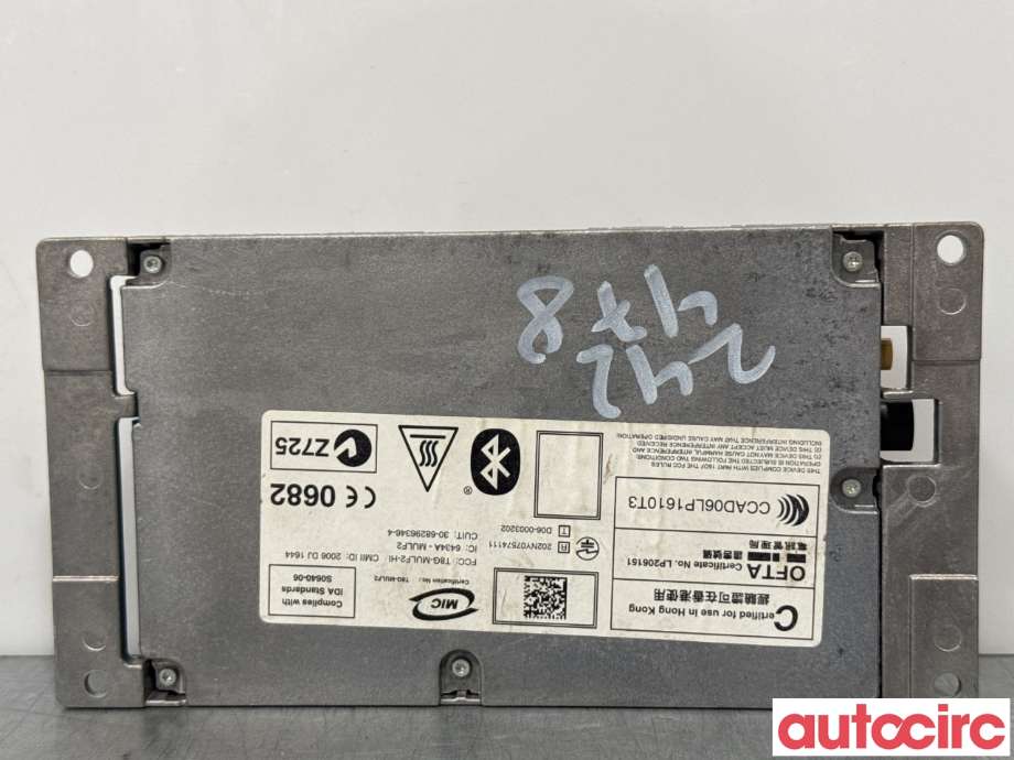 Dashbord telefon til BMW X5 2007-2013 (E70) (E70) (BMW|84109229740|100991-10|8410-9207360)