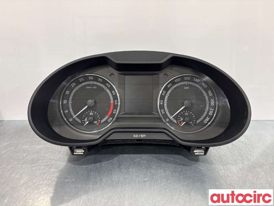 Instrumentpanel til Škoda Octavia 2013-2016 (Type III, Fase 1)  (SKODA|5E0920759|A2C87097200)