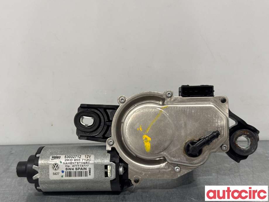 Viskermotor bakrute til VW Caddy 2004-2010 (Type III, Fase 1)  (VOLKSWAGEN|2K0955712C|53032712|2K0955712F)