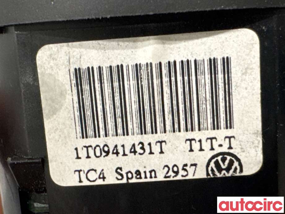Bryter lys til VW Caddy 2004-2010 (Type III, Fase 1)  (VOLKSWAGEN|1K0941431AH||1K0941431B)