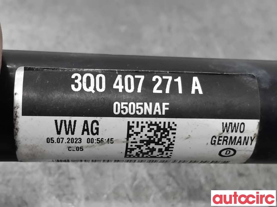 Drivaksel venstre foran til VW Caddy 2020-->> (Type IV) (VOLKSWAGEN|3Q0407271A||3Q0407761HX)