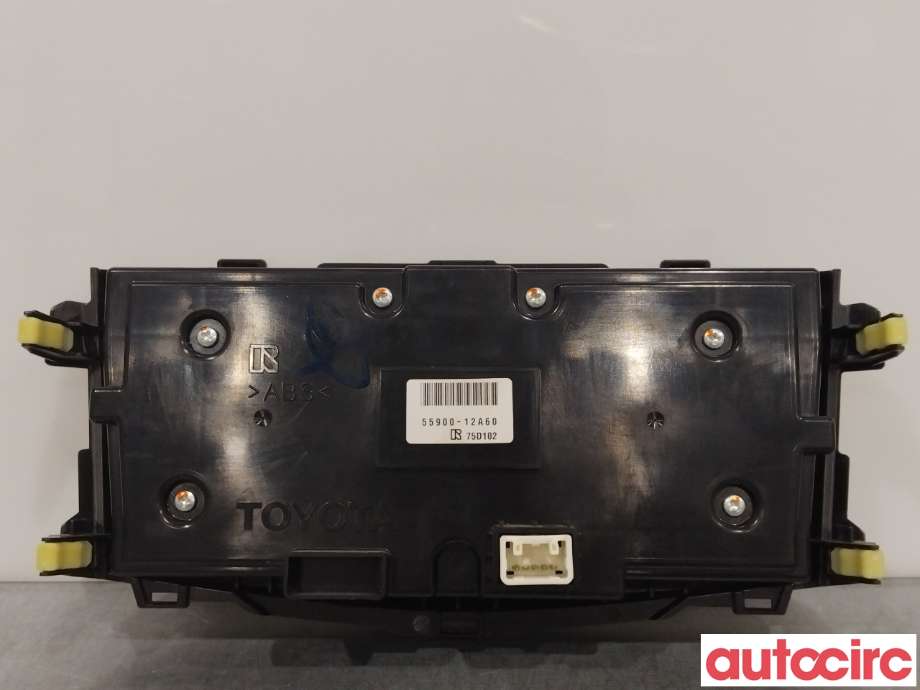 Varmeapparat betjening til Toyota Corolla 2007-2013 (TOYOTA|5590012A60)