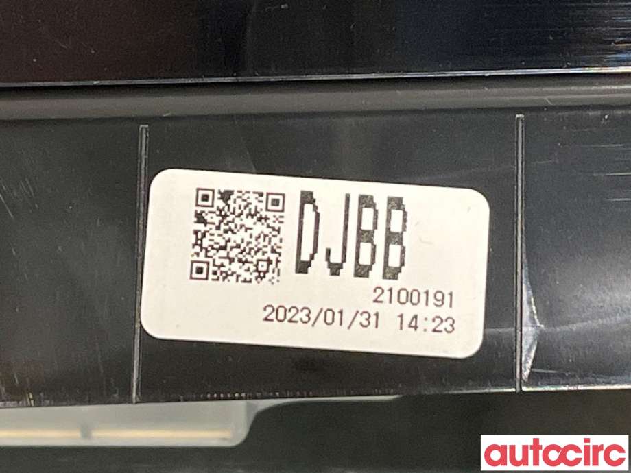 Instrumentpanel til Mazda MX-30 2020-->>  (MAZDA|DJBB-55-HU0|DJBB2100191)