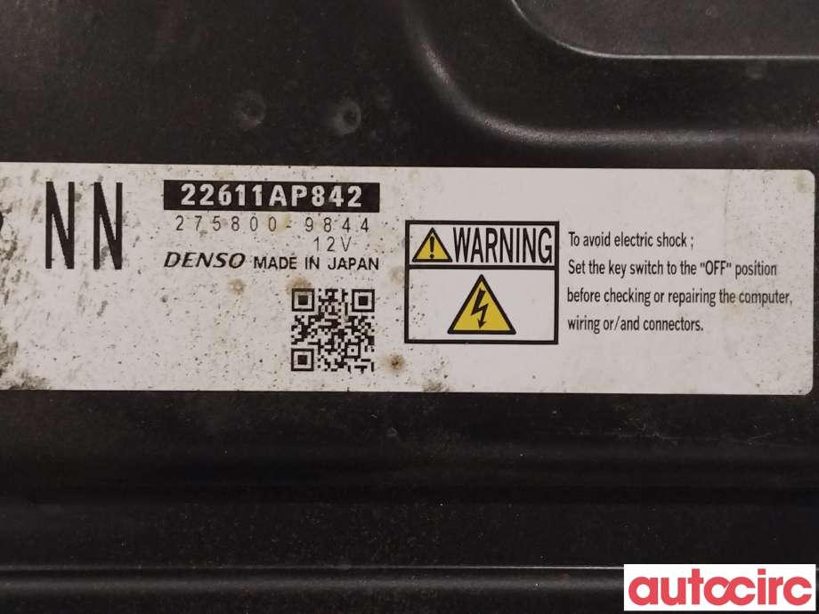 Styreenhet motor til Subaru Outback 2009-2014 (Type IV)  (SUBARU|22611AP842|)