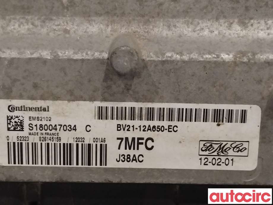 Styreenhet motor til Ford Fiesta 2008-2012 (Type VI, Fase 1) (FORD|1543041|S180047034C|BV21-12A650-EC)