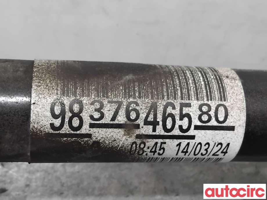 Drivaksel høyre foran, elbil til Peugeot e-3008 2023-->> (PEUGEOT|9837646580|8PR10)