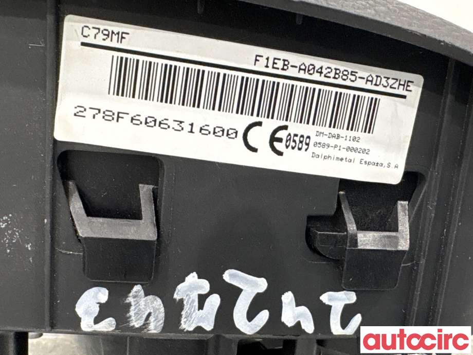 Airbag rattpute til Ford C-Max 2015-2019 (Type II, Fase 2)  (FORD|1946904|F1EB-A042B85-AD)