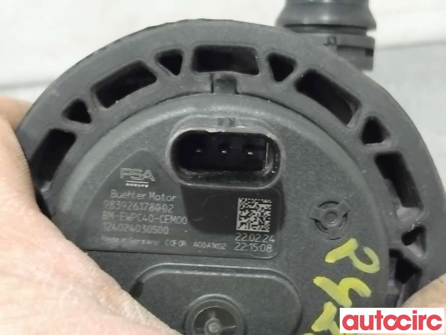 Sirkulasjonspumpe til Peugeot e-3008 2023-->> (PEUGEOT|9839261780|)