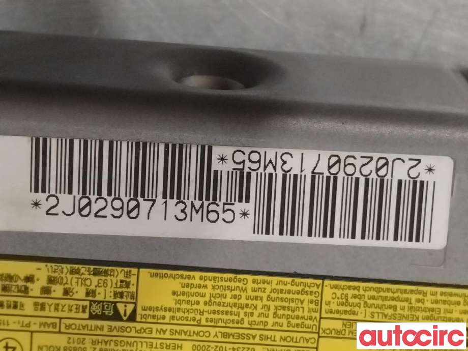 Airbag kne til Toyota Avensis 2009-2015 (Type III, Fase 1) (TOYOTA|7390005030C0|)