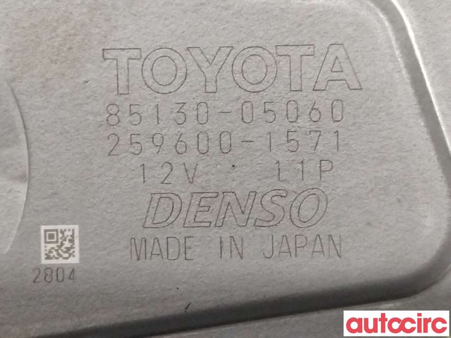 Viskermotor bakrute til Toyota Avensis 2009-2015 (Type III, Fase 1) (TOYOTA|8513005060)