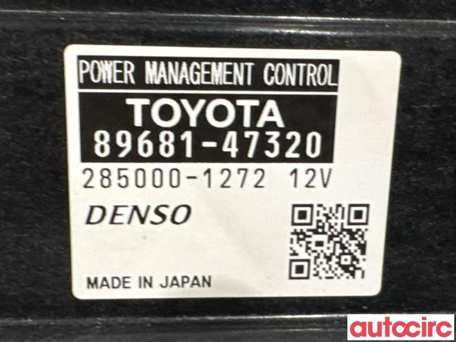 Styreenhet diverse til Toyota Prius +7 2012-2020 (Type III) (stasjonsvogn) (stasjonsvogn) (TOYOTA|8968147320|285000-1272|89681-47320)