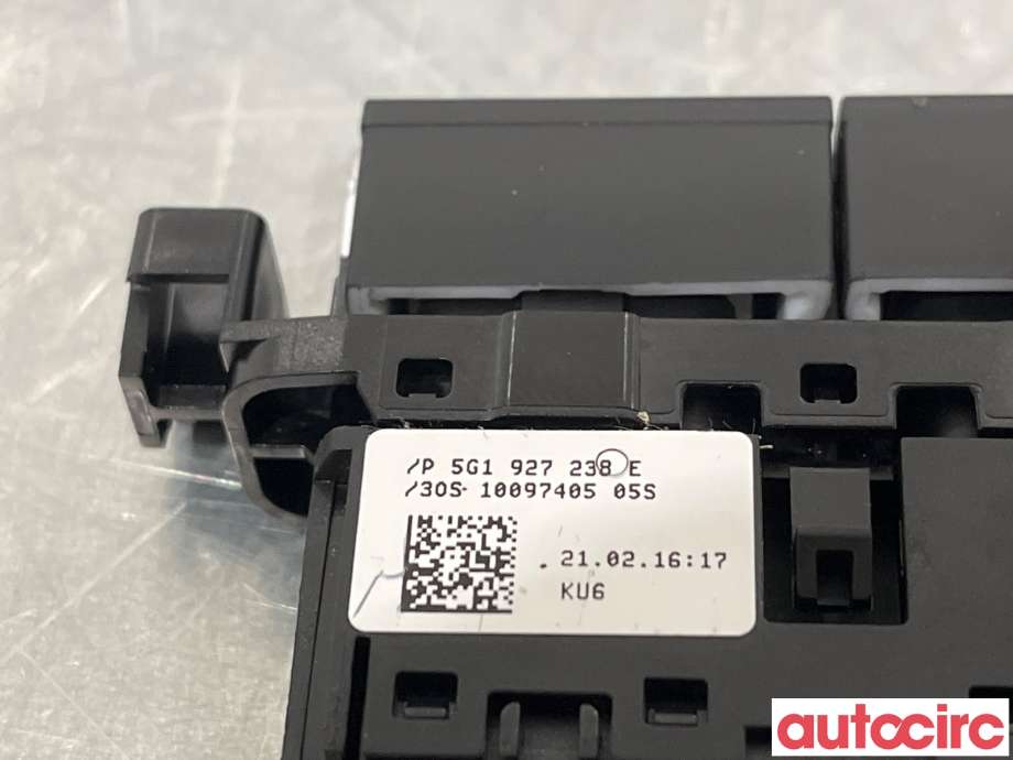 Bryter diverse til VW e-Golf 2014-2017 (Fase 1)  (VOLKSWAGEN|5G1927238E)