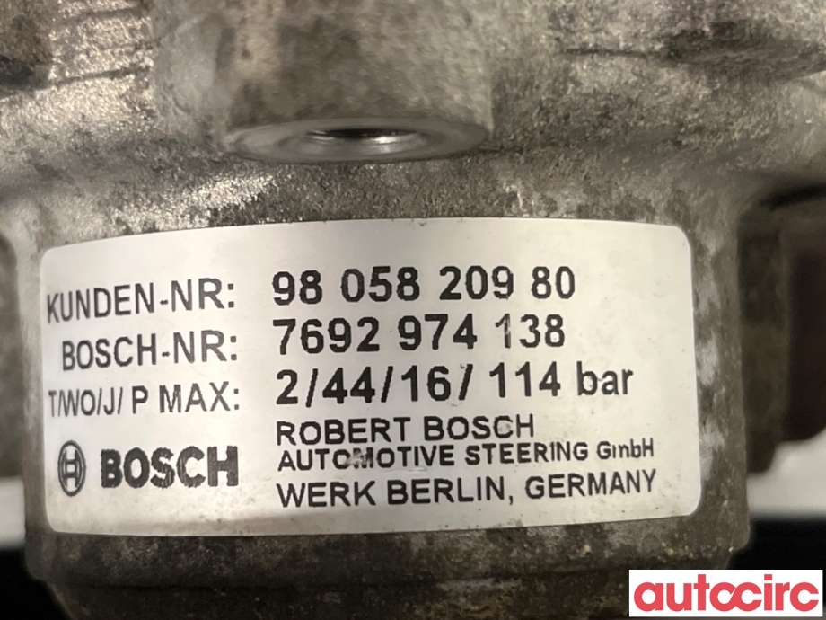 Servo pumpe mekanisk til Peugeot Boxer 2014-->> (Type III, Fase 2)  (PEUGEOT|1673617780|7692974138|9805820980)