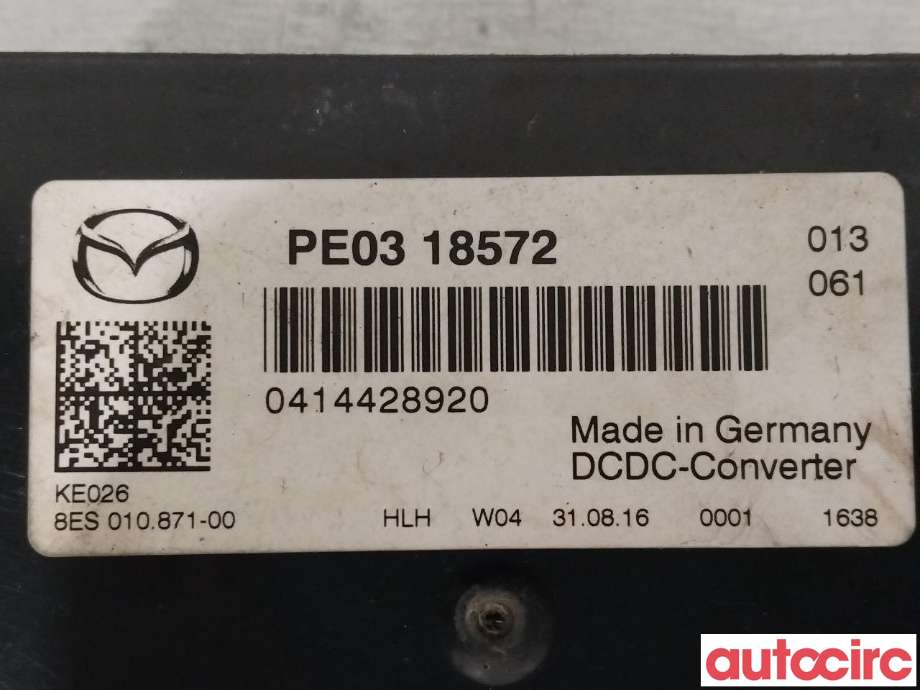 Styreenhet diverse til Mazda CX-5 2012-2017 (Type I) (MAZDA|P5E1-18-572|PE0318572)