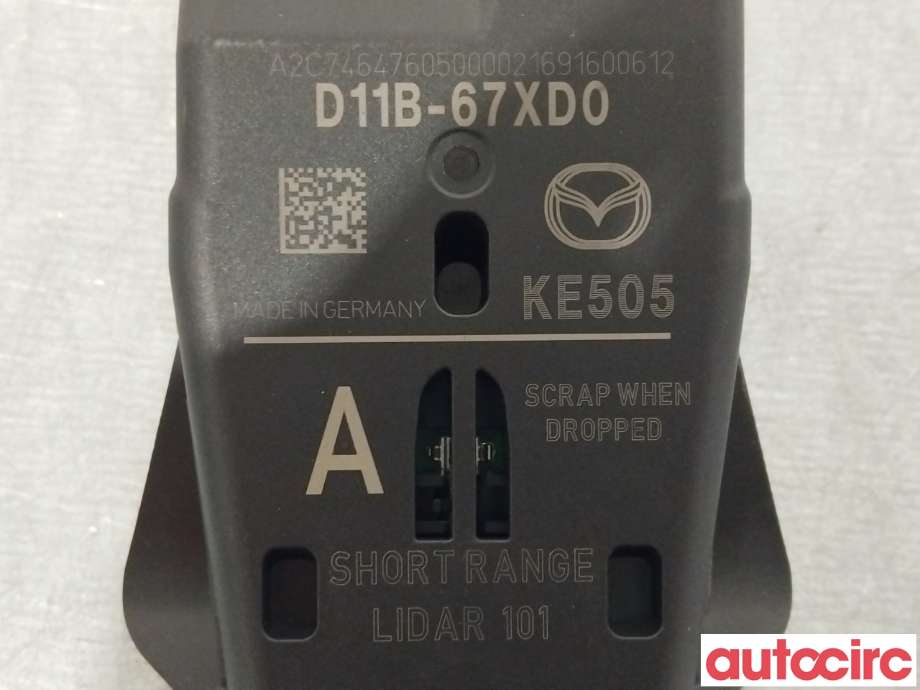 Sensor radar til Mazda CX-5 2012-2017 (Type I)  (MAZDA|D11B-67-XD0B|D11B-67XD0)