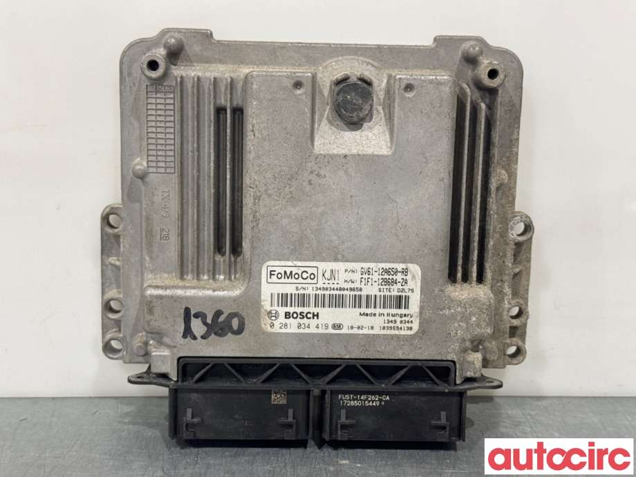 Styreenhet motor til Ford Transit Connect 2018-->> Type II, Fase 2 (FORD|2032181|0281034419|GV61-12A650-RB)