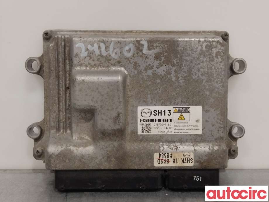 Styreenhet motor til Mazda CX-5, 2012-2017 (Type I)  (MAZDA|SH13-18-881B)