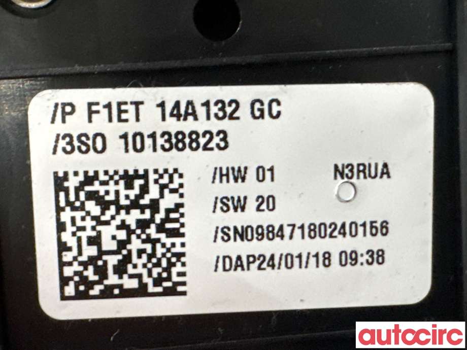 Bryter ruteheis til Ford Transit Connect 2018-->> Type II, Fase 2  (FORD|2032975|10138823|F1ET14A132GC)