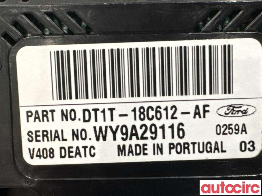 Varmeapparat betjening til Ford Transit Connect 2018-->> Type II, Fase 2 (FORD|2038344||DT1T-18C612-AF)