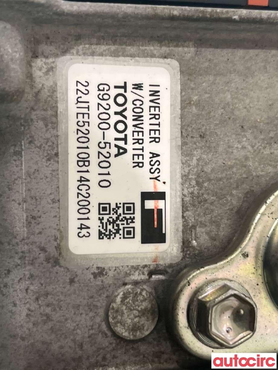 Inverter hybrid til Toyota Yaris 2012-2014 (Type III, Fase 1)  (TOYOTA|G920059015||G9200-52010)