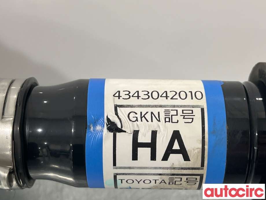 Drivaksel venstre foran, elbil til Toyota bZ4X 2022-->>  (TOYOTA|4343042010|)