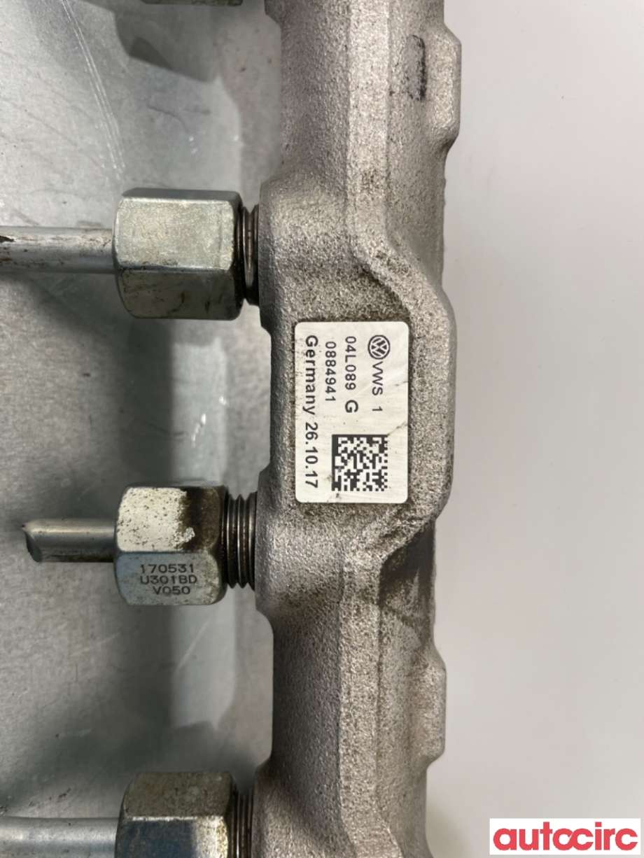 Dyseskinne (fuelrail) til VW Tiguan 2016-2020 (Type II, Fase 1)  (VOLKSWAGEN|04L130089G||04L130089H)