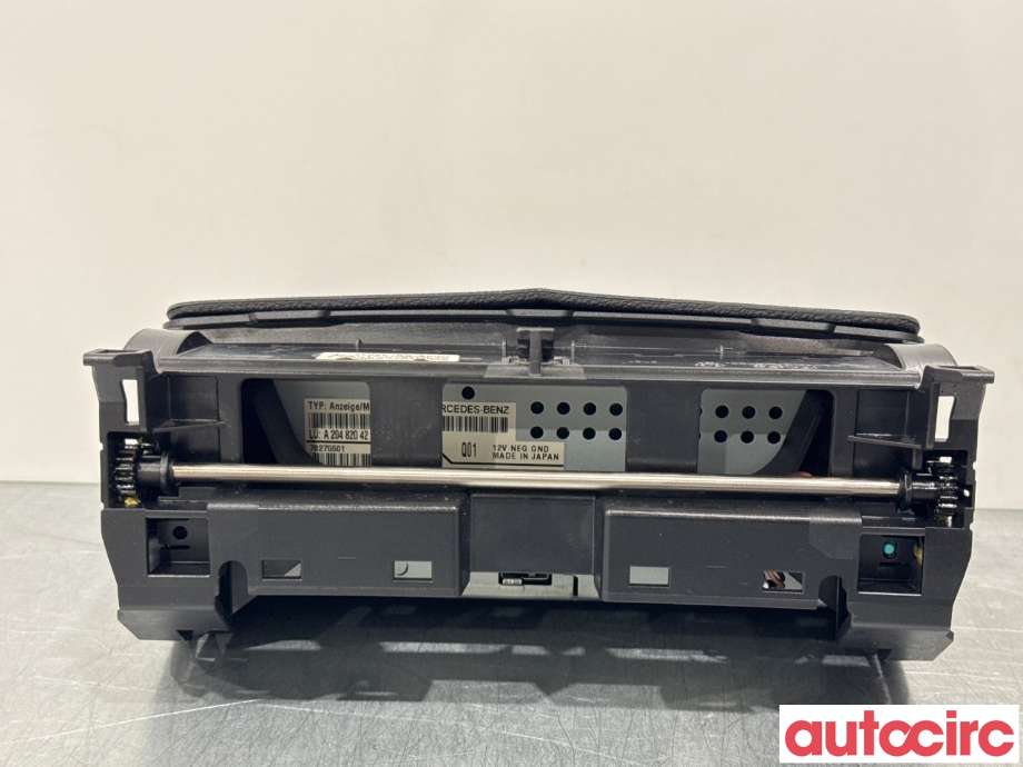 Multimedia display (MCU - Media Controller Unit) til Mercedes C-Klasse 2007-2011 (Fase 1) (W204) (W204) (MERCEDES|A2048205497||A2048204297)