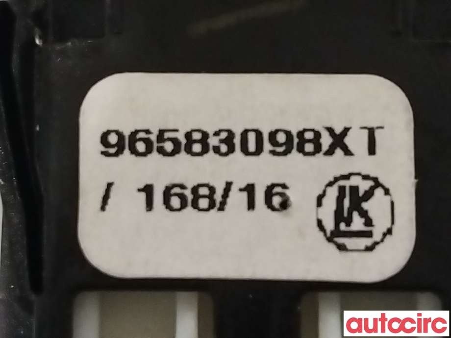 Bryter diverse til Peugeot Partner 2015-2019 (Type II, Fase 2)  (PEUGEOT|6490E6|96583098XT)