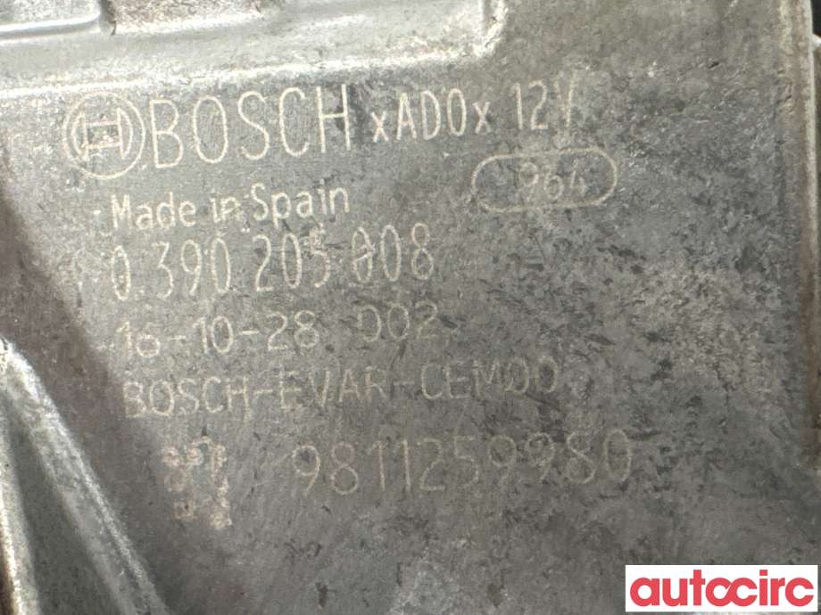 Viskermotor bakrute til Peugeot 3008 2016-->> (Type II) (PEUGEOT|9811259980|0390205008)