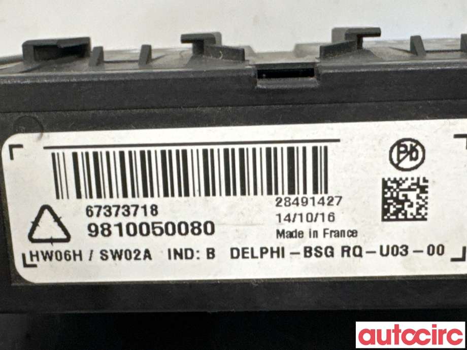 Styreenhet hengerfeste til Peugeot 3008 2016-->> (Type II)  (PEUGEOT|9810050080|28491427|9837167080)