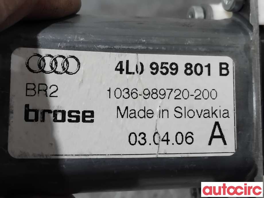 Ruteheis venstre foran til Audi Q7 2006-2010 (Type I, Fase 1)  (AUDI|4L0959801B|977273-101)