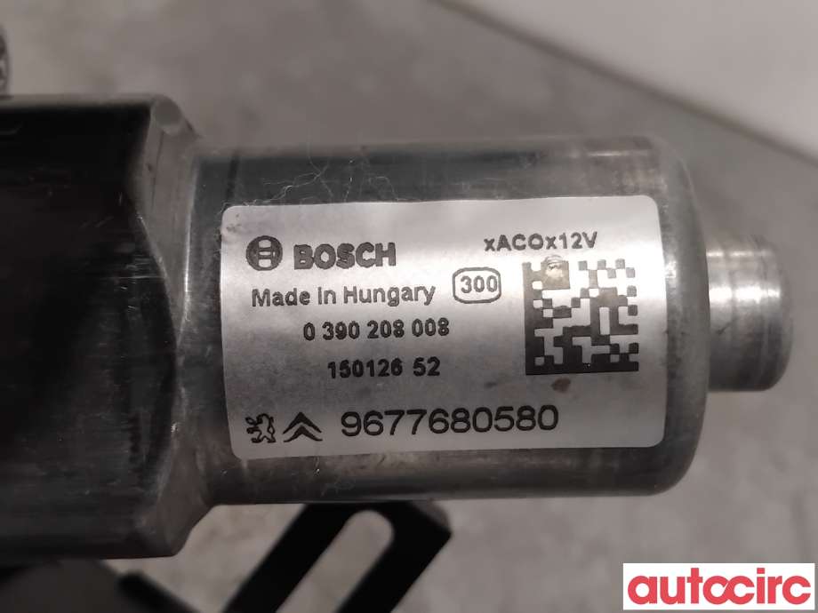 Viskermotor bakrute til Peugeot 308 2013-2021 (Type II) (PEUGEOT|9677680580|0390208008|9819523180)