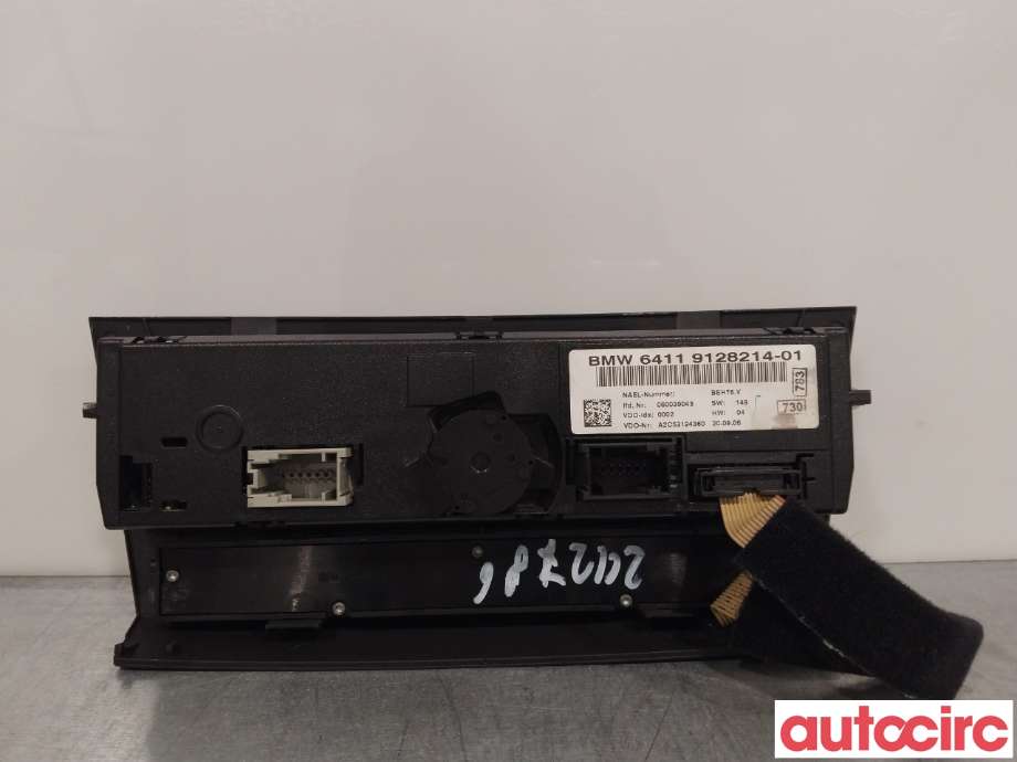 Varmeapparat betjening til BMW 3-Serie 2005-2011 (E90/E91/E92/E93) (E90/E91/E92/E93) (BMW|64119199259|64119128214)